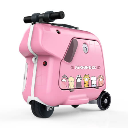 กระเป๋าเดินทางไฟฟ้า Airwheel SQ3 สีชมพู_0